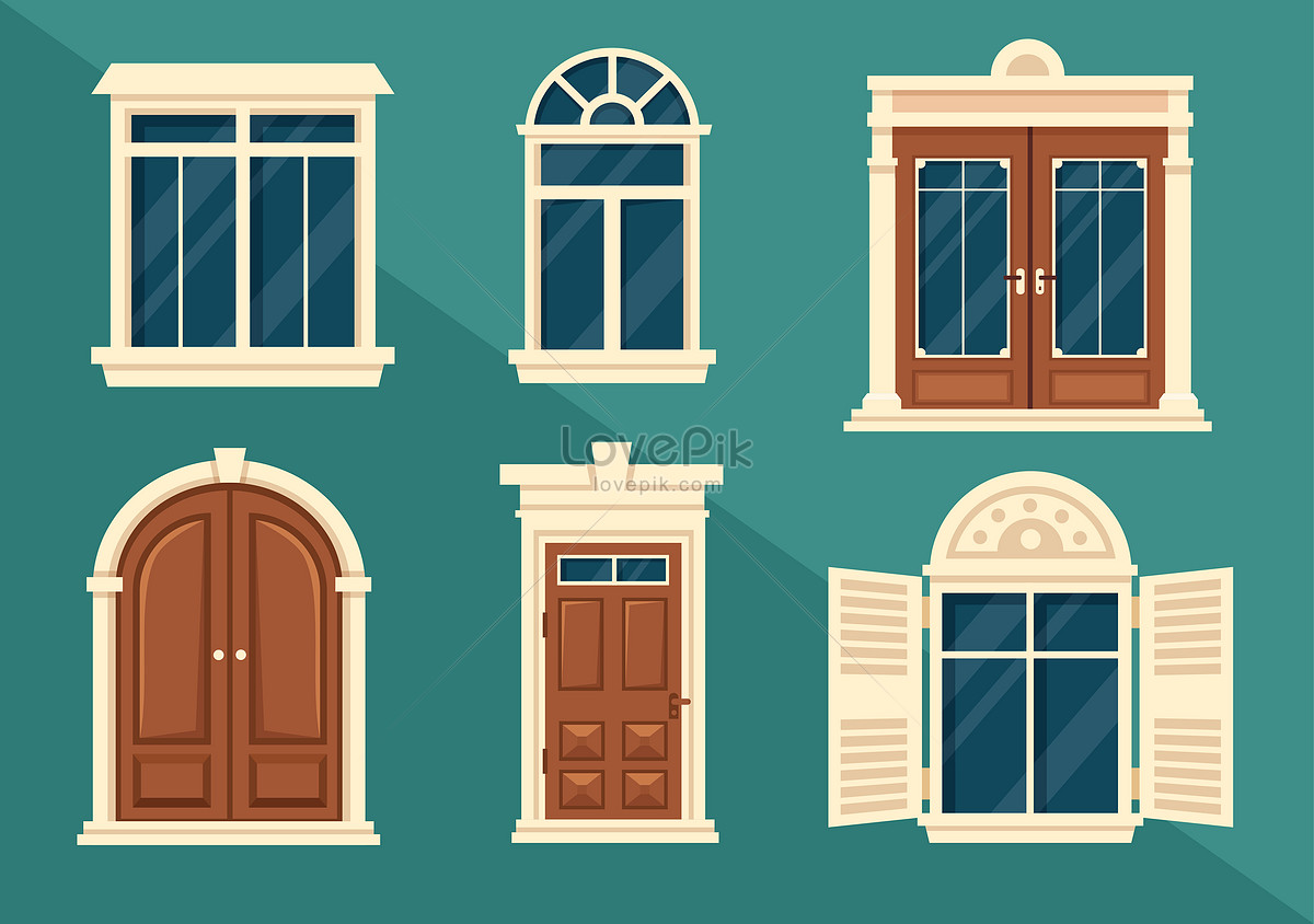 Building Windows And Doors Images, HD Pictures For Free Vectors Download -  