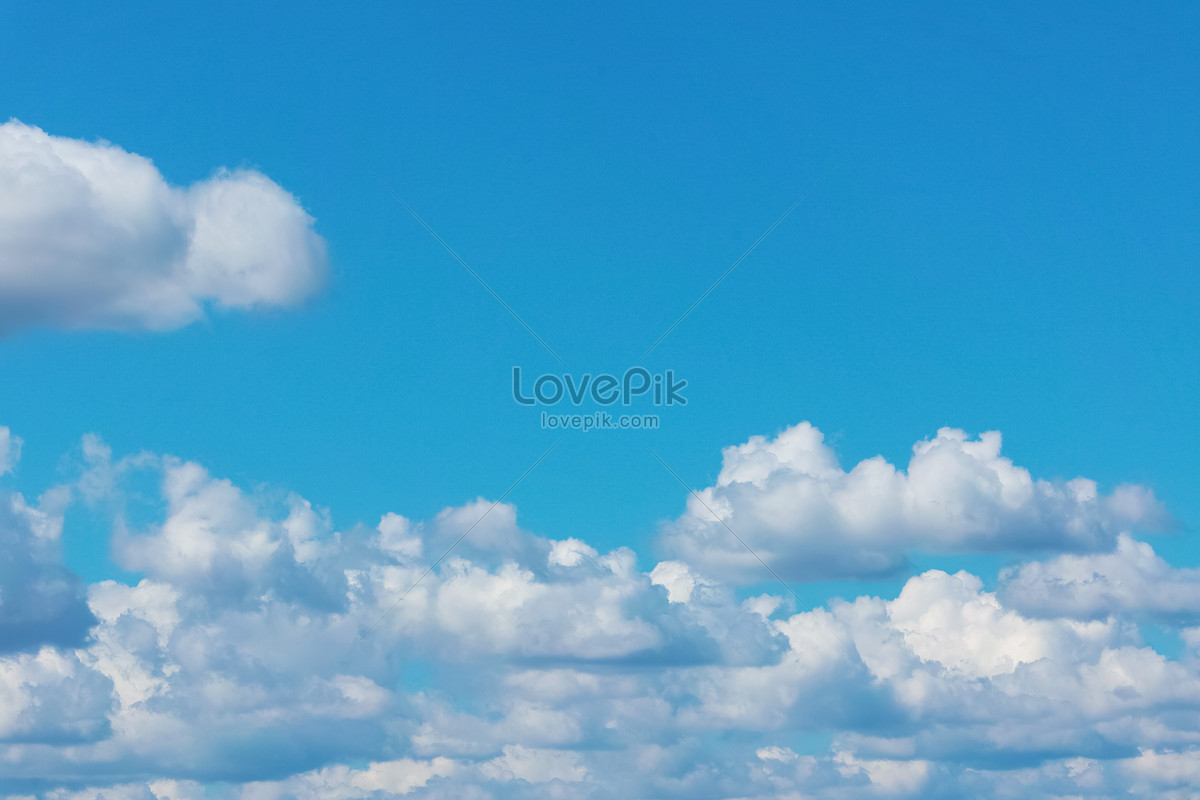  langit biru yang indah dan awan putih gambar unduh gratis 