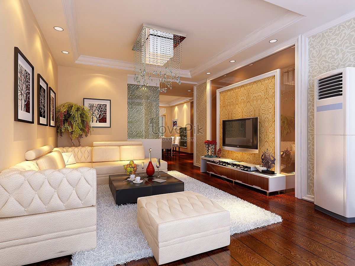 High definition living room effect map photo image picture 