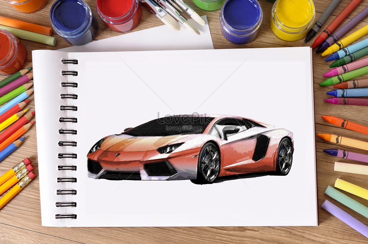 How to Draw a Racing Car for Kids (Sports Cars) Step by Step |  DrawingTutorials101.com