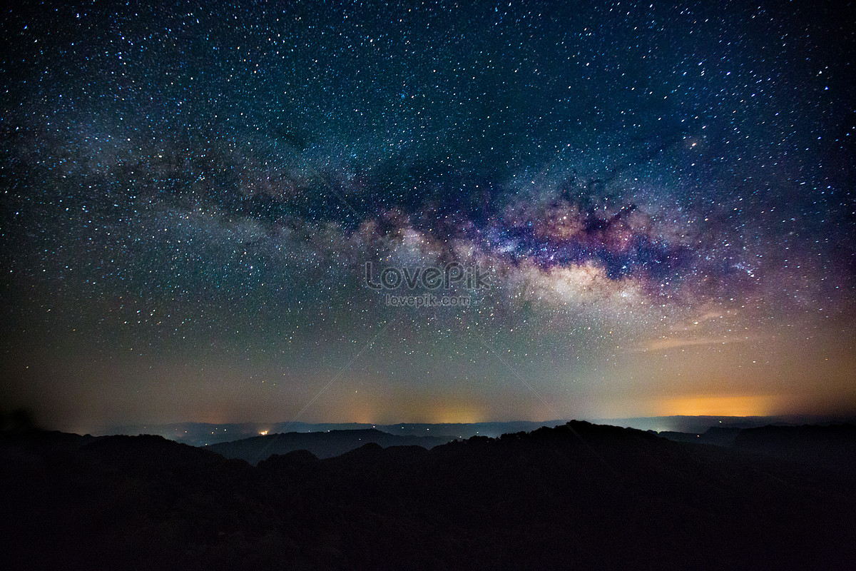 bima sakti di langit malam gambar  unduh gratis imej 