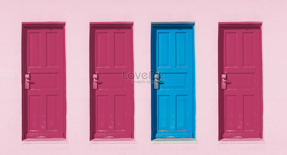 HD colourful door wallpapers