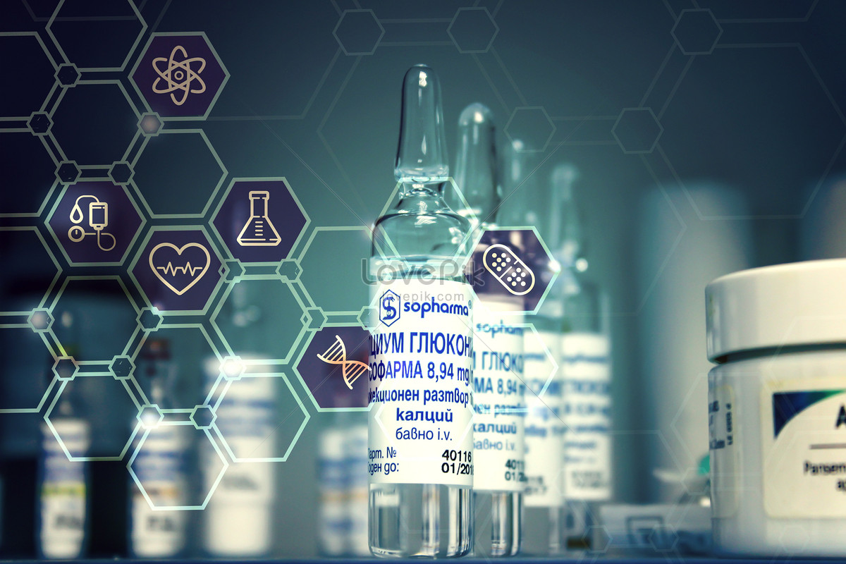 Pharmaceutical technology laboratory background creative image_picture ...