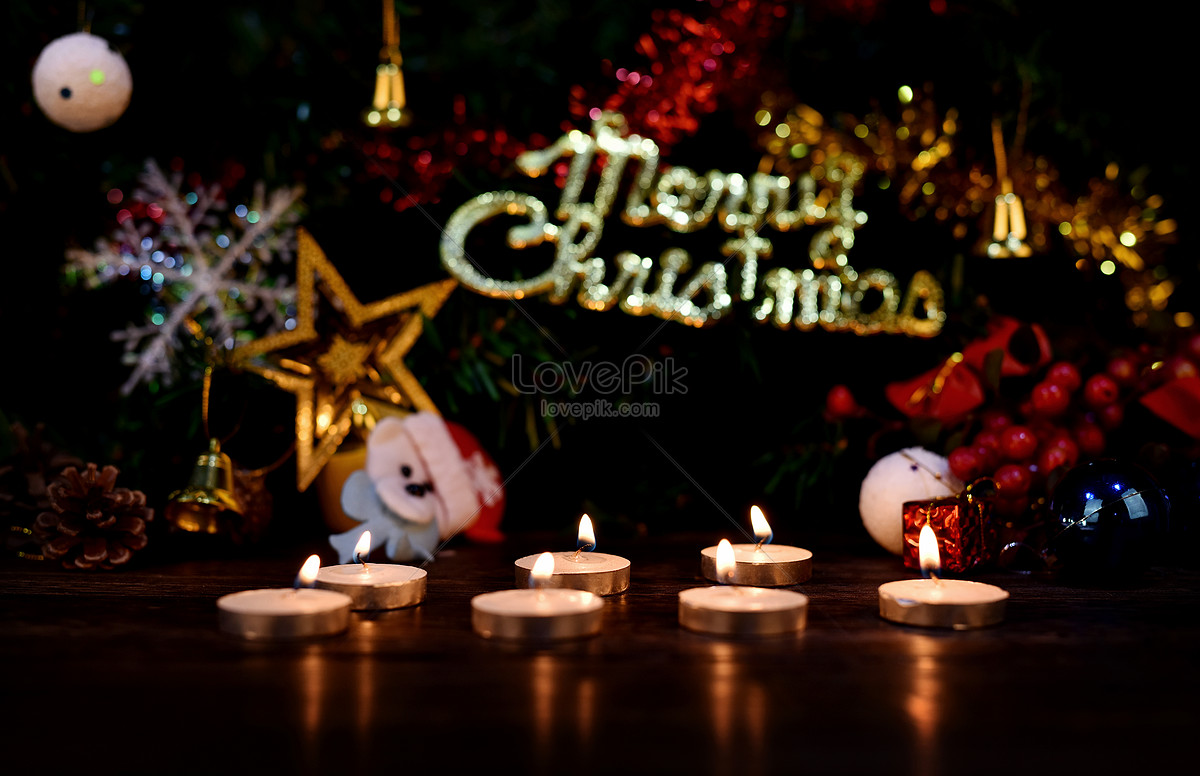 Paling Baru Gambar Pohon Natal Dan Lilin Inspiratif Galeri