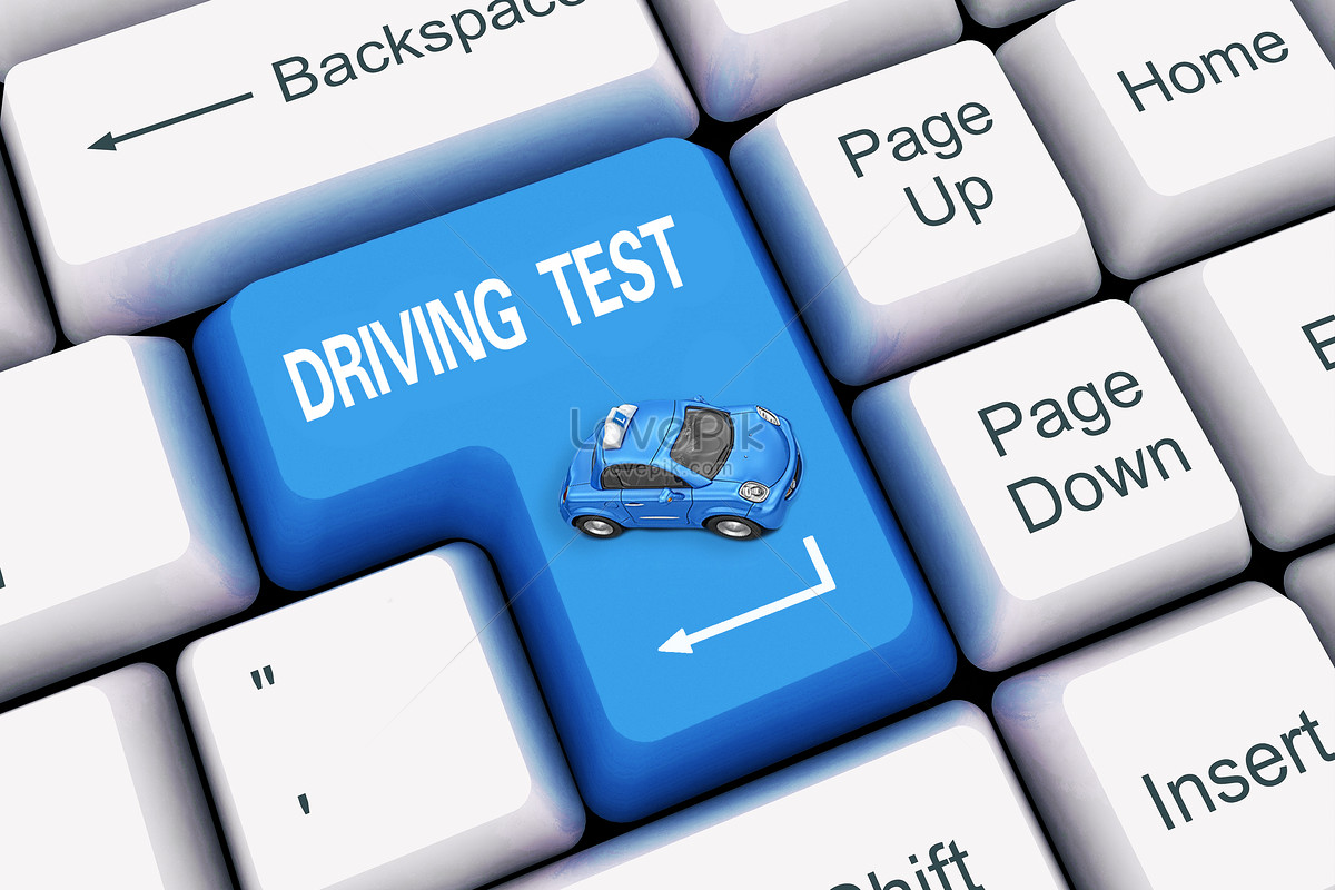 online-driving-license-examination-creative-image-picture-free-download