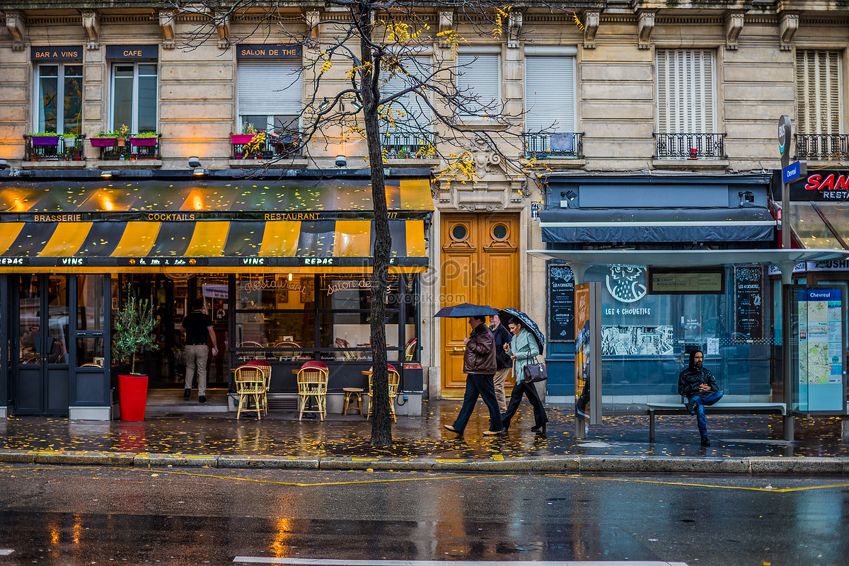 Gratis Foto Pemandangan Jalan Kota Paris Prancis, Unduh di Lovepik