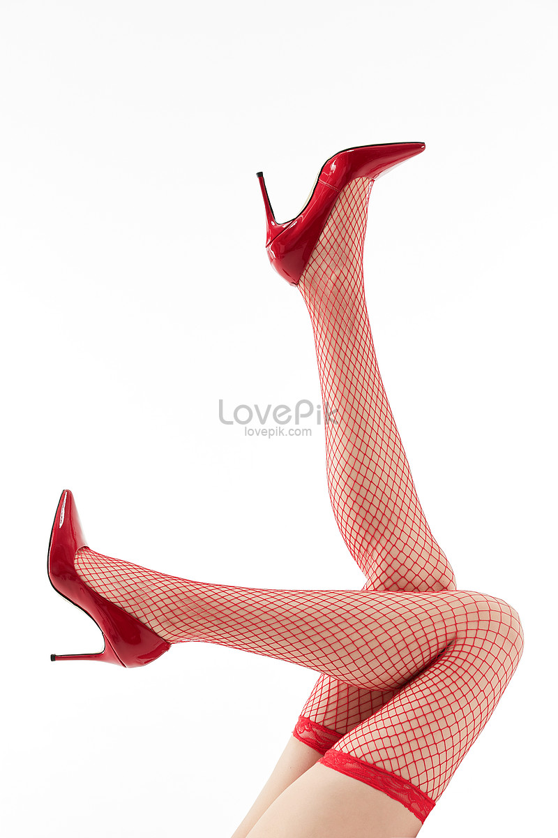 Female Wearing Red Stockings And Red High Heels Picture And Hd Photos Free Download On Lovepik 