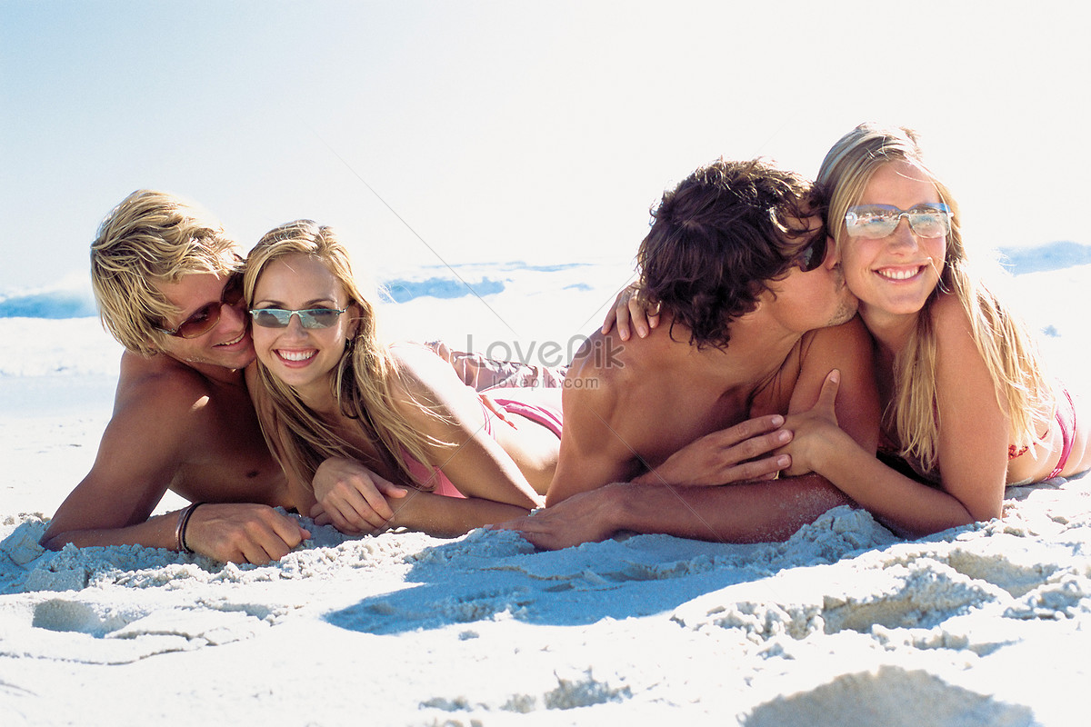 Threesome On The Beach