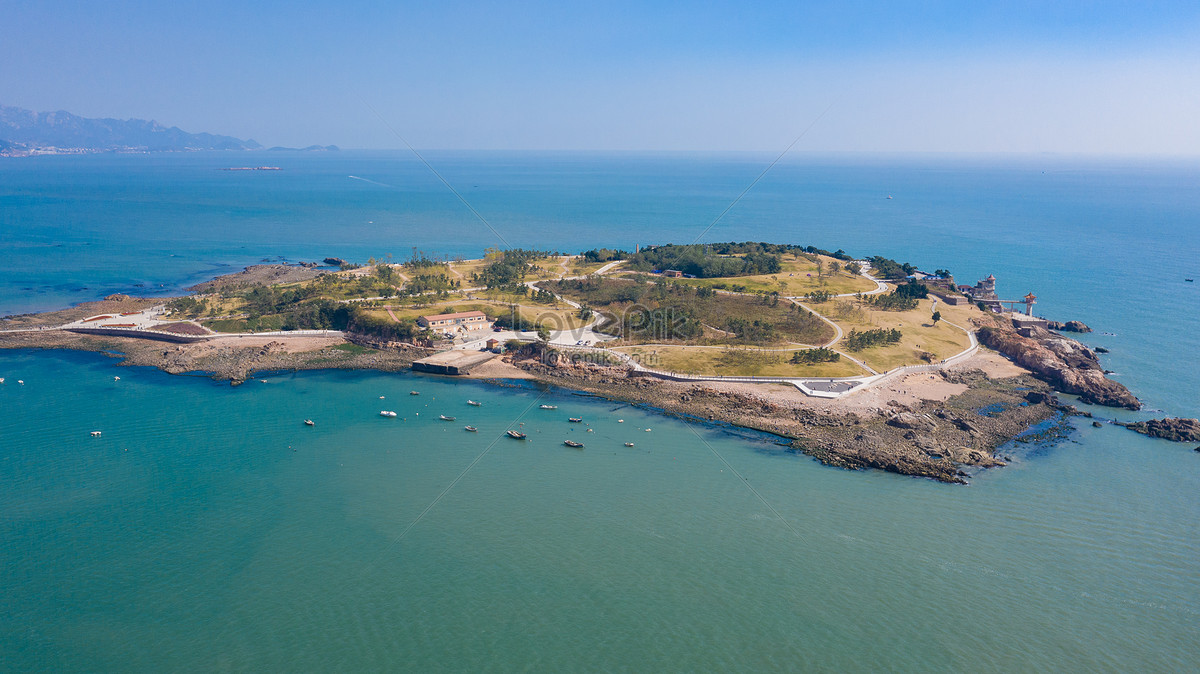 Panoramic Aerial Photography Of Qingdao Wheat Island Picture And HD ...