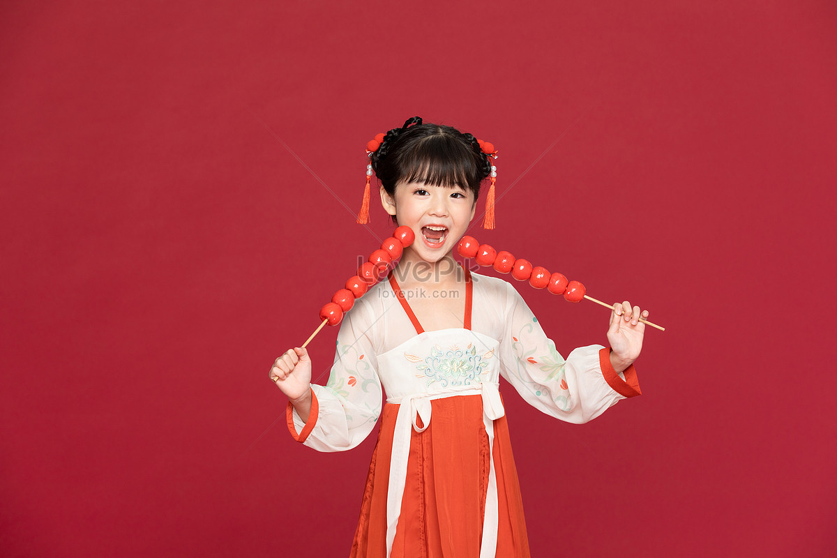 Head shot of beautiful Chinese woman with ancient hairstyle-High-res stock  photo for download