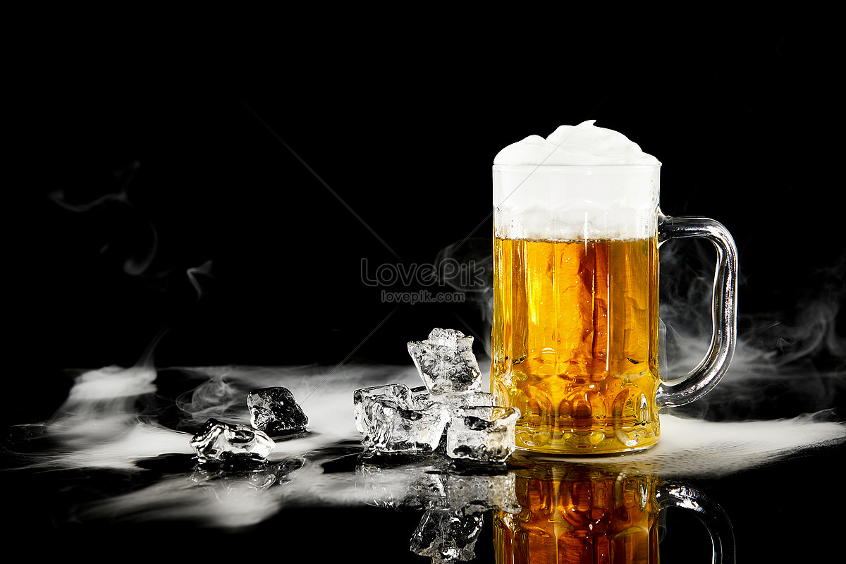 Summer Ice Beer With A Cold Air Picture And HD Photos | Free Download ...