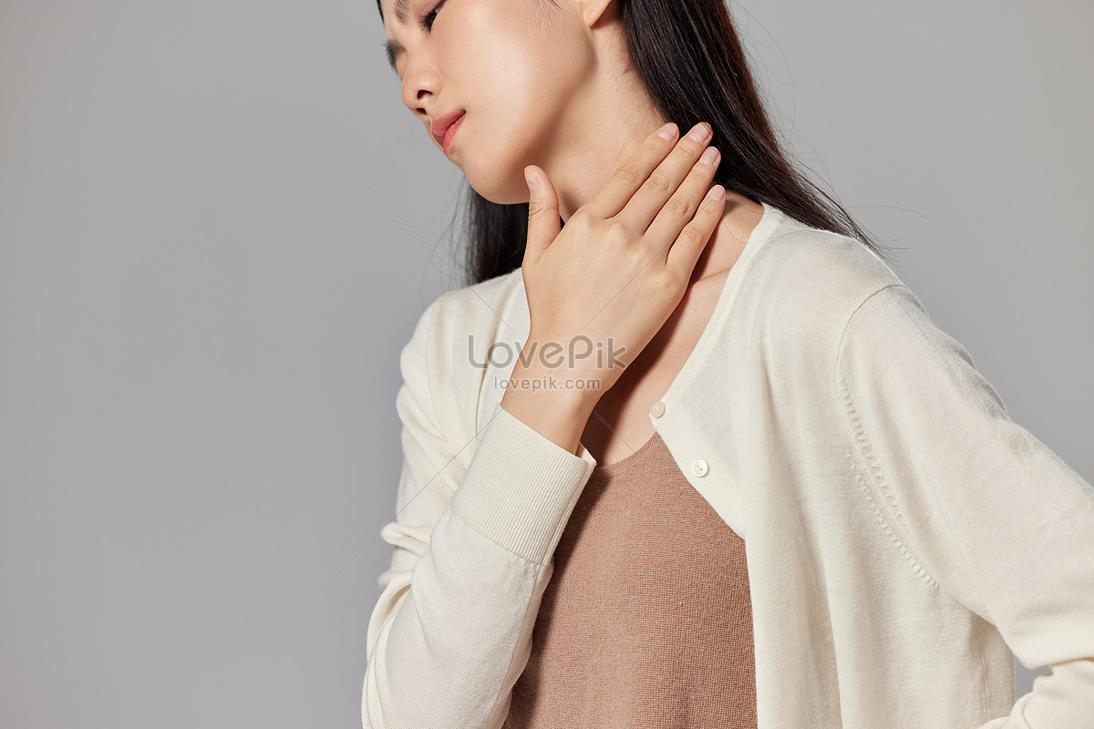 Indoor Young Woman With Shoulder Discomfort Picture And HD Photos ...