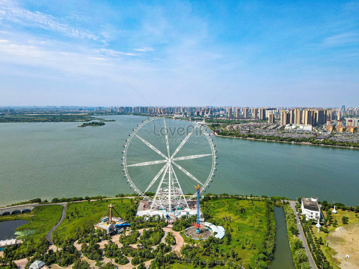 Aerial Photography Of Liuye Lake 4a Scenic Spot In Changde Hunan ...