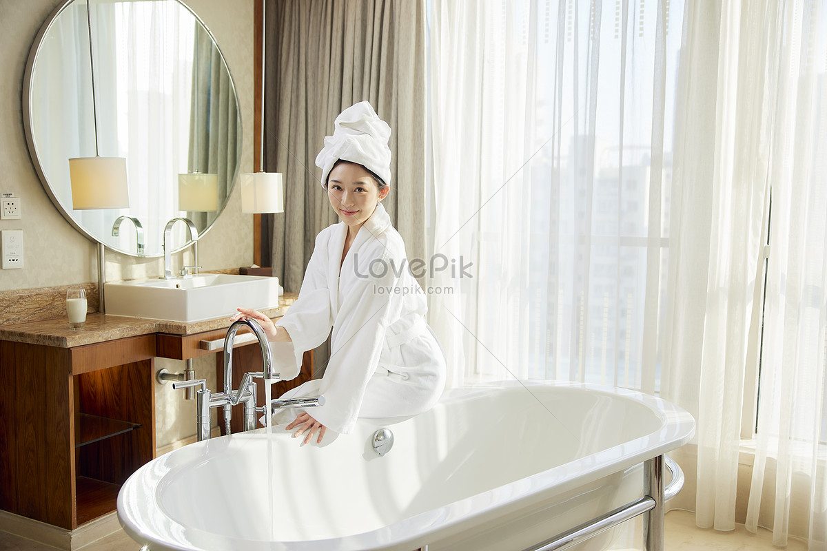 女性休闲沐浴0074图片素材-编号20090760-图行天下
