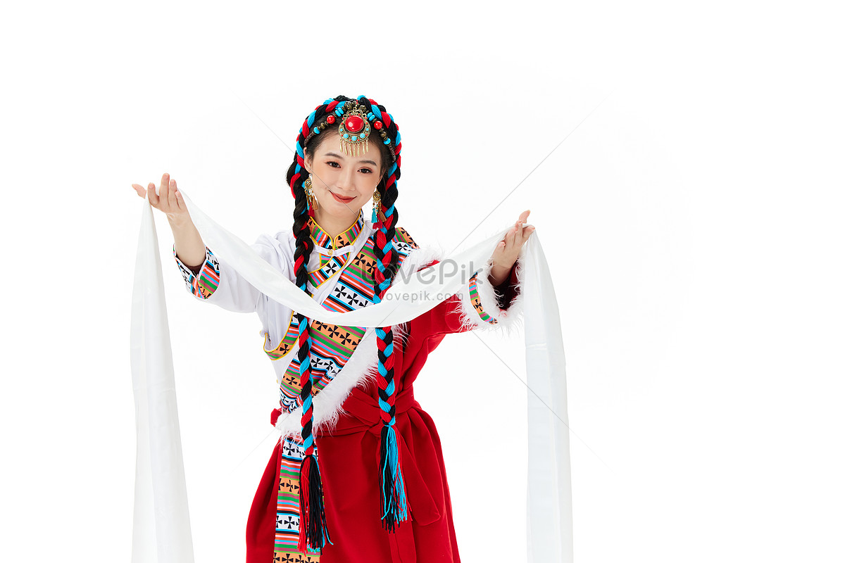 Tibetan Girls Present Hada Images Picture And HD Photos | Free Download ...