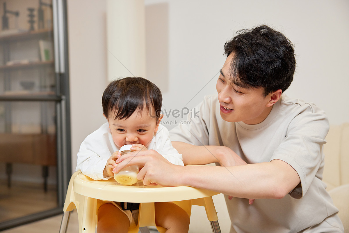 Feeding dad